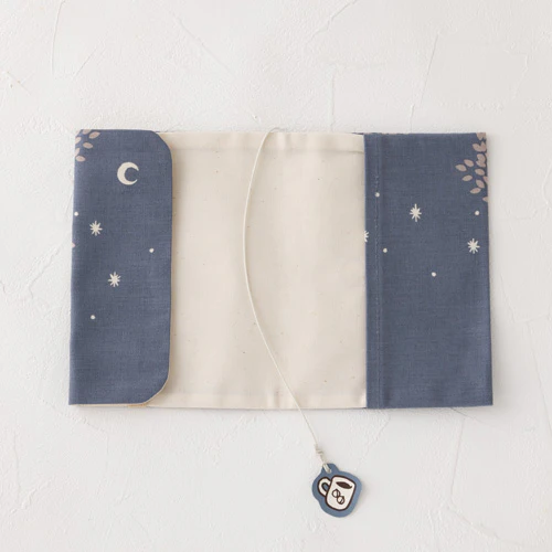 【販売終了】リスくん刺繍入　布製ブックカバー - Image 11