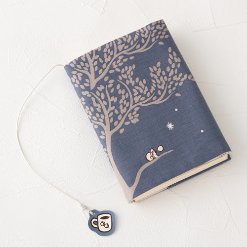 【販売終了】リスくん刺繍入　布製ブックカバー - Image 15